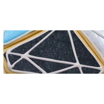 Glacê diamante - preto 70gr