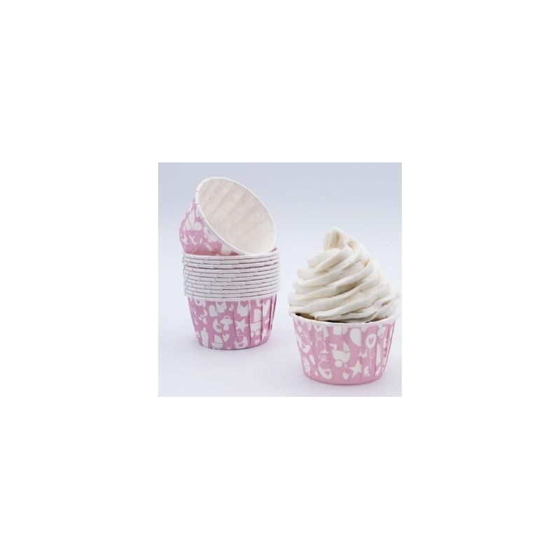 Cápsulas cupcake Baby Girl 24 unidades