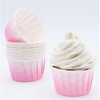 Cásulas Cupcake Marmoreado rosa 24 unidades