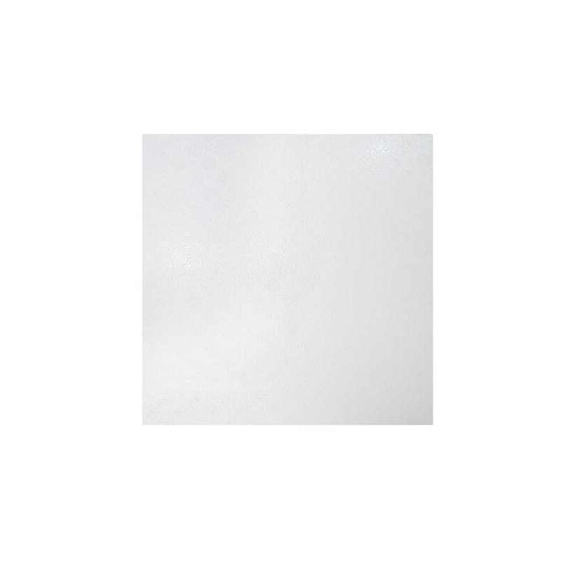 Base alta quadrada branco 35x35x1cm