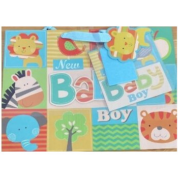 Saco presete com cartão Baby Boy