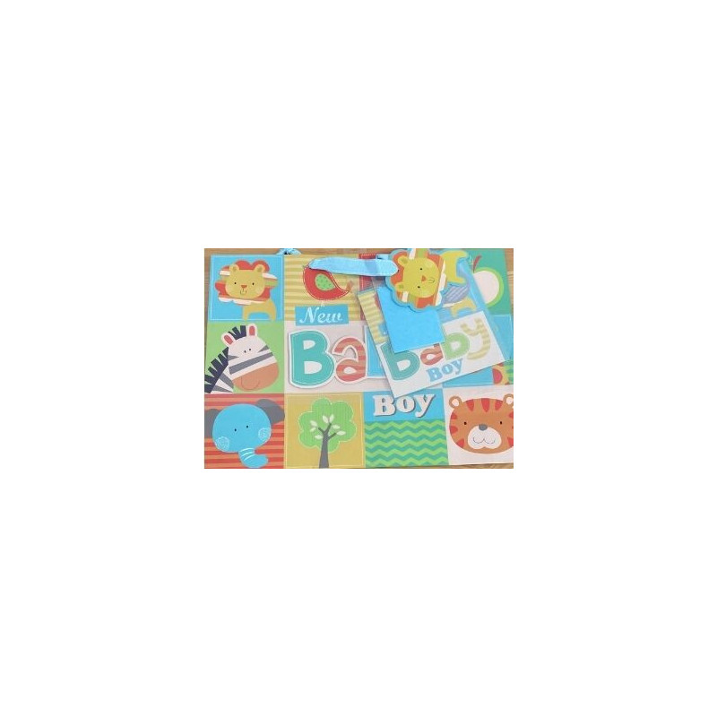 Saco presete com cartão Baby Boy