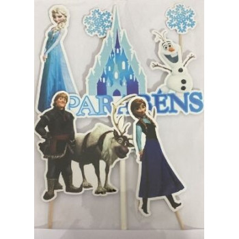 Topo de bolo Frozen