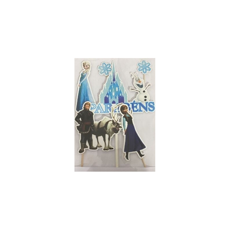 Topo de bolo Frozen