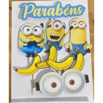 Topo de bolo Minions