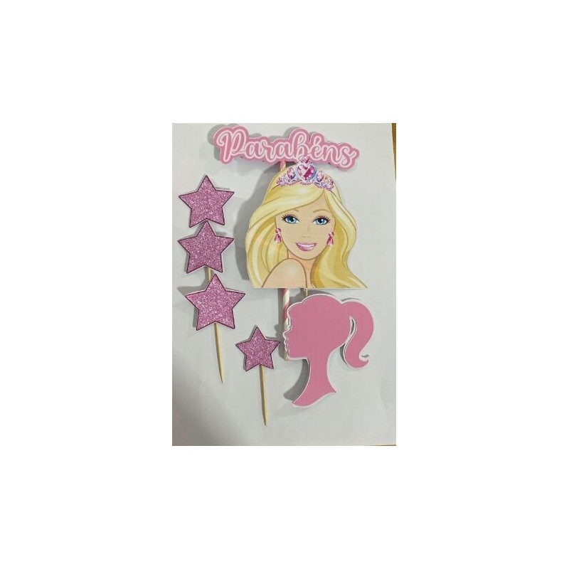 Topo de bolo Barbie
