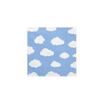 20 Guardanapos 33x33 cm nuvens