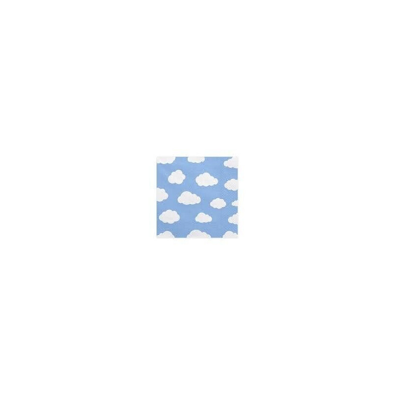 20 Guardanapos 33x33 cm nuvens
