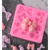 Molde silicone laços e doces