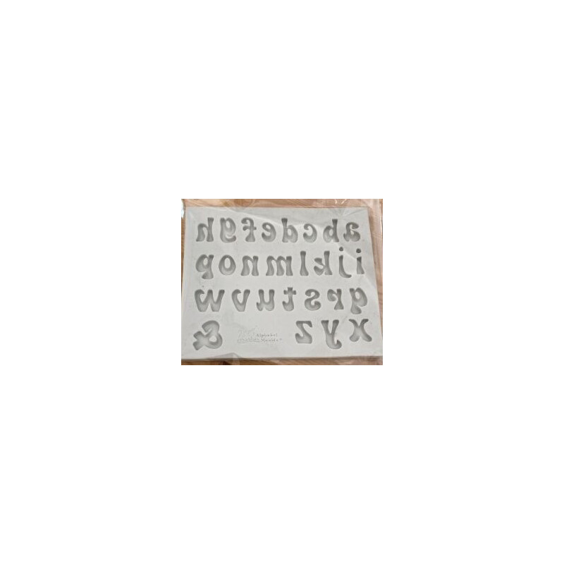 Molde silicone letras minúsculas