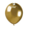 100 balões de latex Gemar 5" Shiny Gold