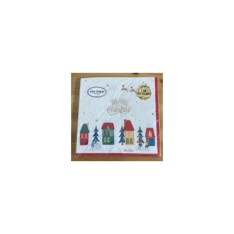 16 guardanapos 33x33cm Natal