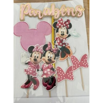 Topo de bolo Minnie