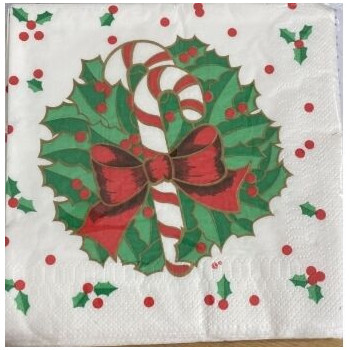 12 guardanapos Natal 33x33cm