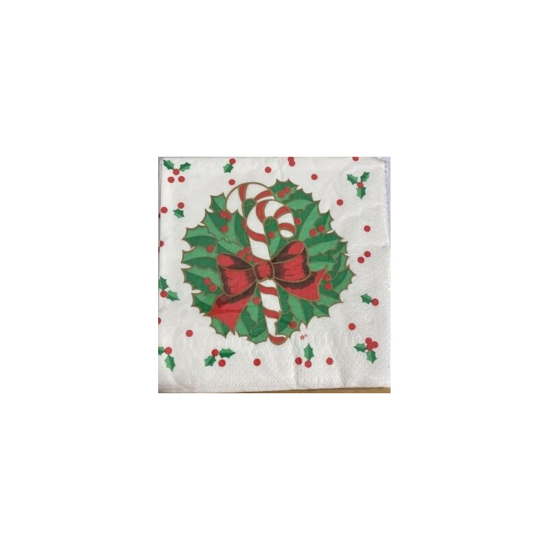12 guardanapos Natal 33x33cm