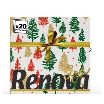 20 FGuardanapos Renova Natal 39,5x39,5cm