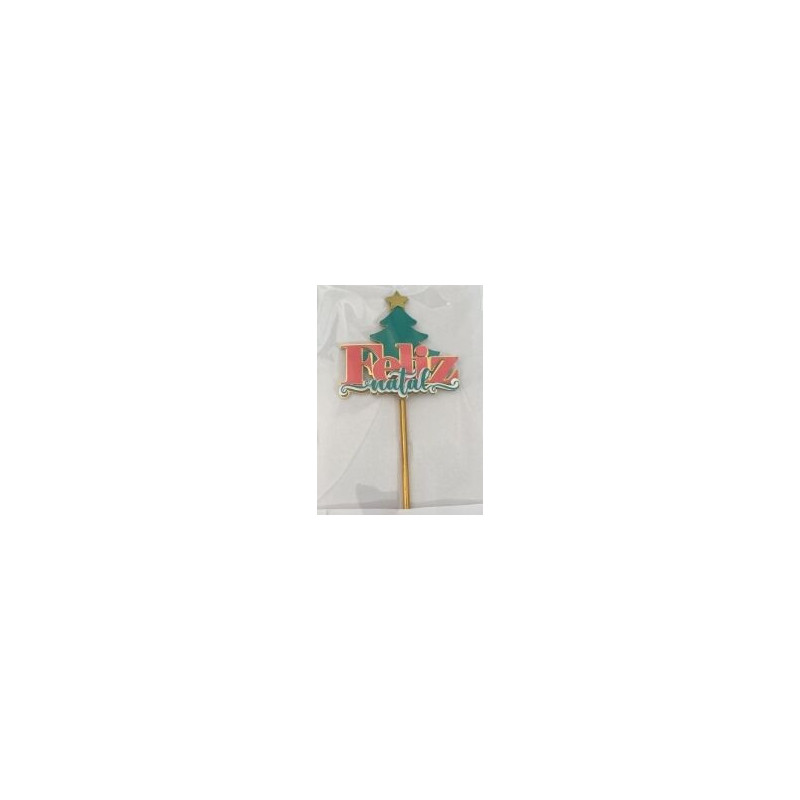 Topo de Bolo Natal