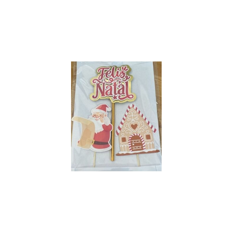 Topo de Bolo Natal