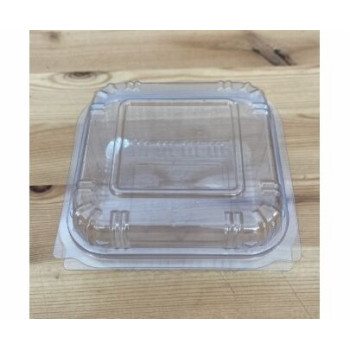 Caixa plástica com tampa 9x9cm