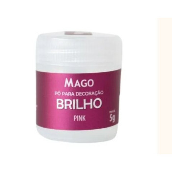 Pó para decoração brilho - Furtacor Pink 5g
