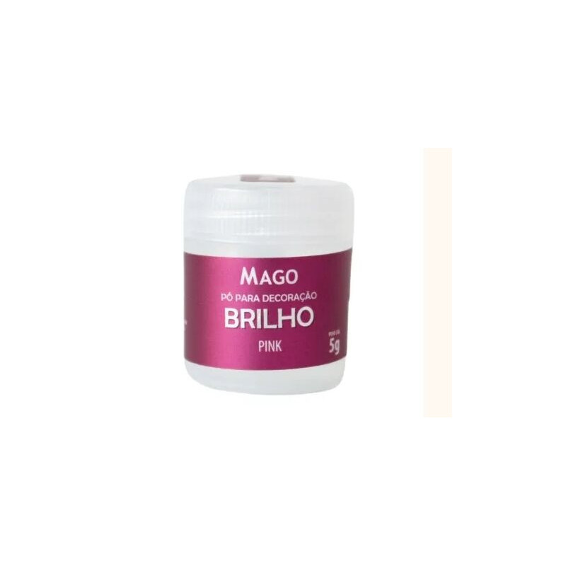 Pó para decoração brilho - Furtacor Pink 5g