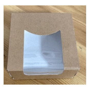 caixa kraft 100x100x40mm