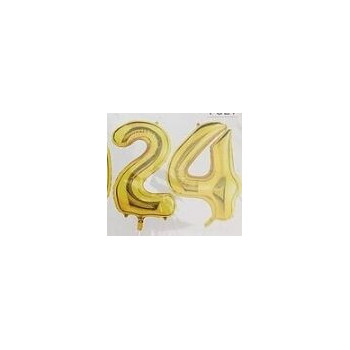 Kit de balões 24 dourado 135cm - 50”