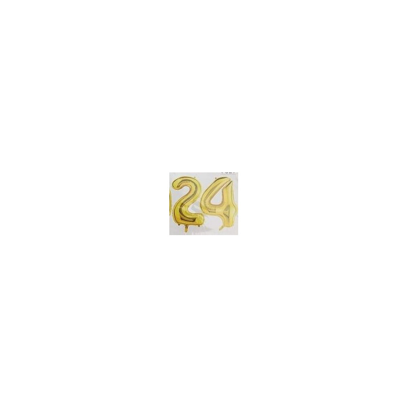 Kit de balões 24 dourado 135cm - 50”