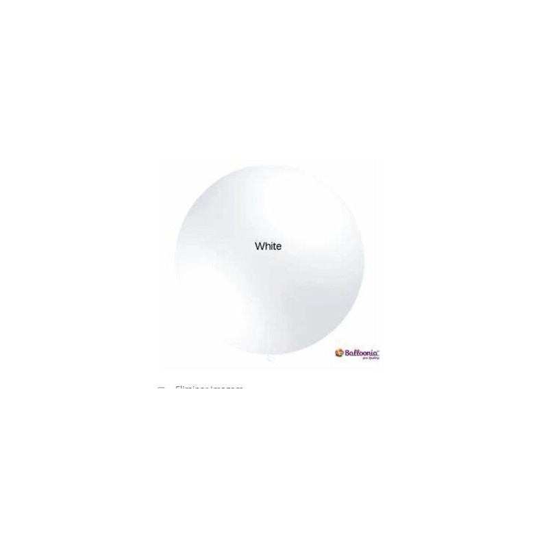 Balão de latex Balloonia 23" branco