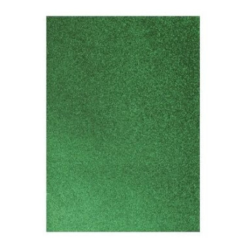 Glitter Paper Green 210.297mm autoadesivo 230gm2