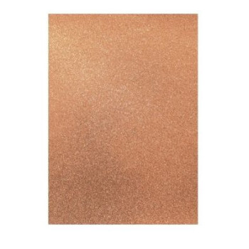 Glitter Paper Copper 210.297mm autoadesivo 230gm2