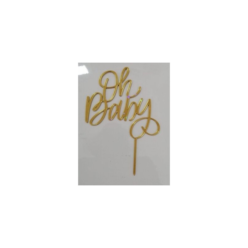 Topo de Bolo Ho Baby 12cm