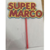 Topo de bolo Super Marco