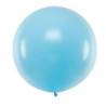 Balão latex Jumbo Balloons 1 m azul pastel