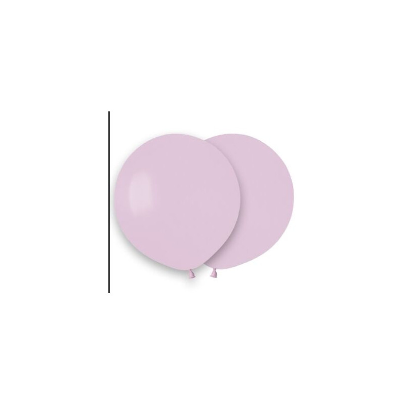 5 balões de latex Gemar 19" 48cm Lilac