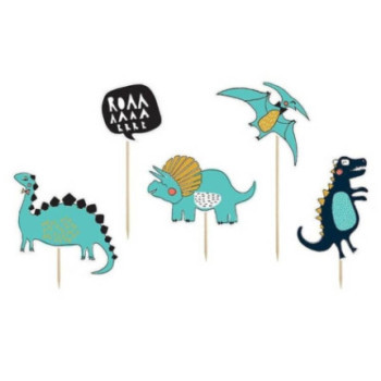 5 topos de bolo dinossauros
