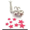 3 cortadores com ejetor estrelas