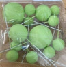 Topo de bolo bolas verde alface