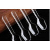 100 colheres transparentes