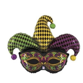 Balão super shape Máscara Veneziana 37" - 94cm