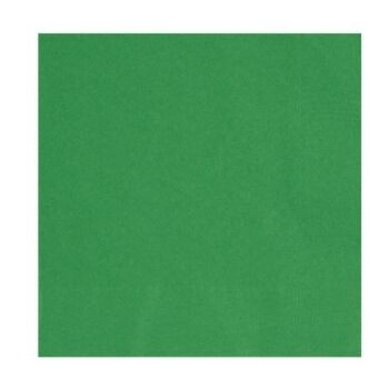 20 guardanapos 33x33cm verde esmeralda