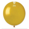 5 balões de latex Gemar 19" - 48cm Gold