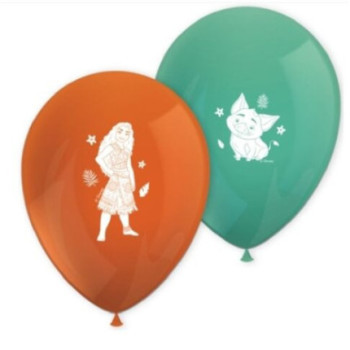 8 Balões 11" Vaiana