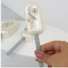 Popsicles sticks glitter prata 12 unidades