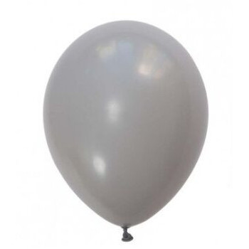 5 balões latex Balloonia 11" Cinza