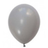 5 balões latex Balloonia 11" Cinza