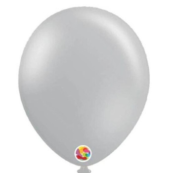 100 balões latex Balloonia 5" - 14cm Cinza