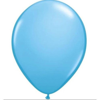 5 bqalões latex Qualatex 16" Pale Blue