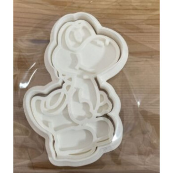 Cortador Marcador Yoshi Super Mário 9cm