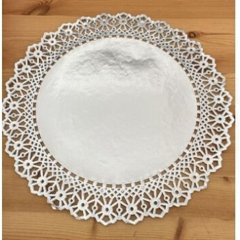 10 naperons prata 32cm